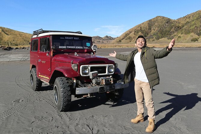 1 Day - Bromo Sunrise Romantic Breakfast // 00.30 - 13.00 - Black sand desert and savannah from 9:30 to 10:30