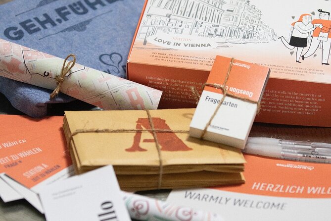 A box for a romantic walk in the city center of Vienna - From Ferstel Passage to the Temple of Theseus