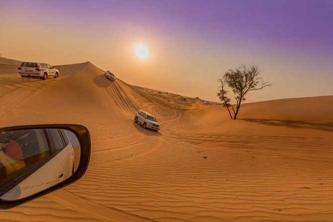 Abu Dhabi Private Desert Romantic Dune Dinner with Dune Bashing - Leaving Abu Dhabi at 3 pm