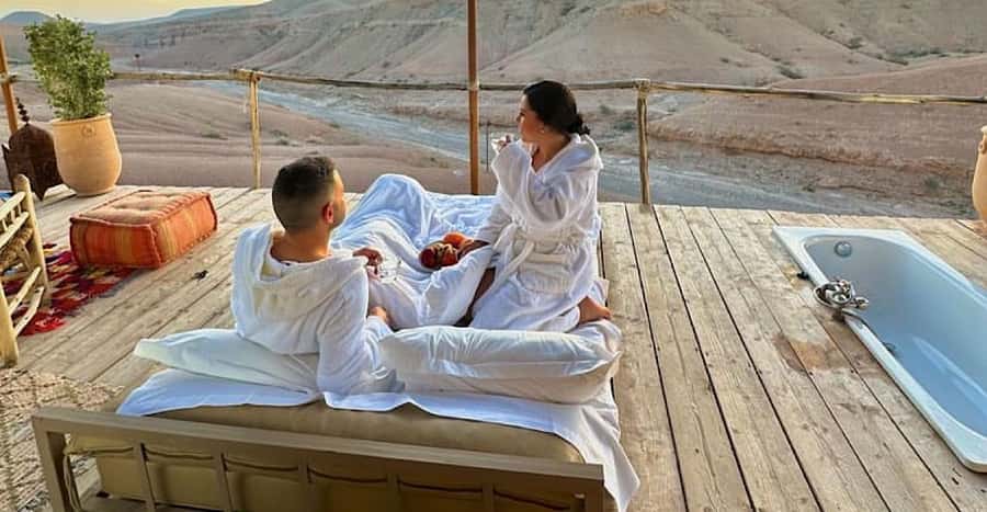 Agafay Desert Moroccan Luxury Wedding Ritual-Full Experience - Henna, tea, and the first ceremony