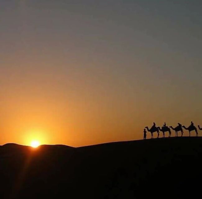 Agafay Desert Sunset Dinner & Berber Campfire (Vegan option) - Sunset tea at Thy Nomads Camp