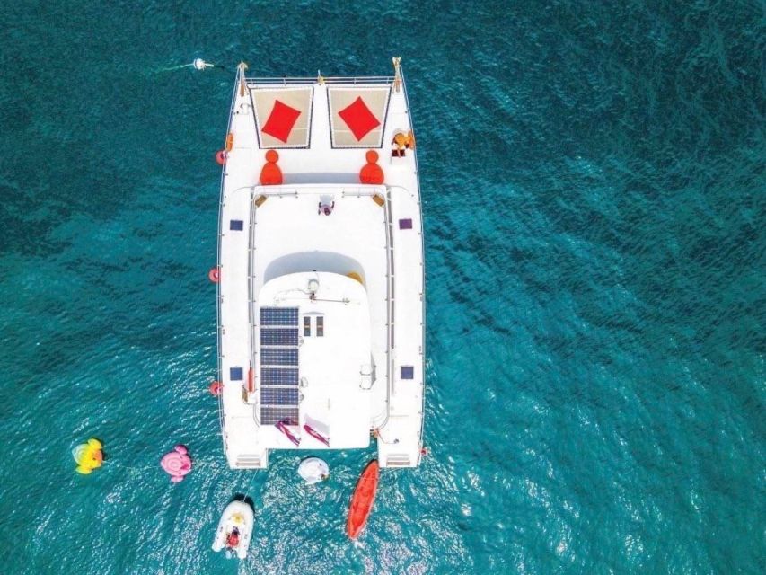 Amazing Coral Island & Sunset Dinner with Power Catamaran - Coral Island: 90 minutes for beach and water time