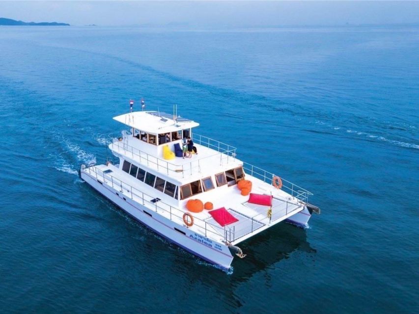 Amazing Coral Island & Sunset Dinner with Power Catamaran - The one-hour cruise to Coral Island