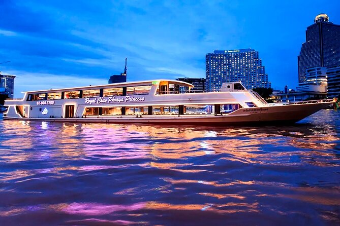 Amazing Sunset Dinner Cruise by Chao Phraya Princess (SHA Plus) - When Bangkok’s lights replace the sunset