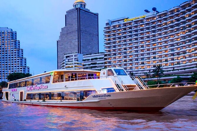 Amazing Sunset Dinner Cruise by Chao Phraya Princess (SHA Plus) - Wat Arun and the Grand Palace from the river