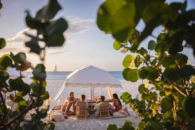 Aruba Eagle Beach Romantic Sunset Picnic in a Luxury Cabana - What happens during the two hours