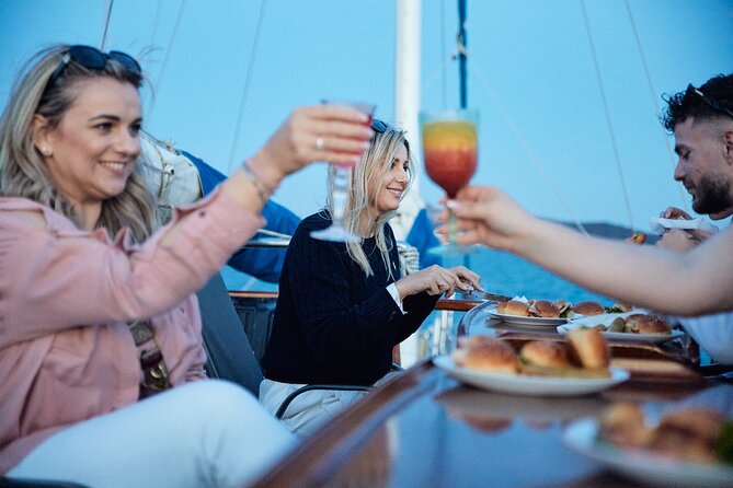 Athens Sunset Dinner Cruise – Swim Stop, Dinner & Open Bar - Vouliagmeni and the second swim stop