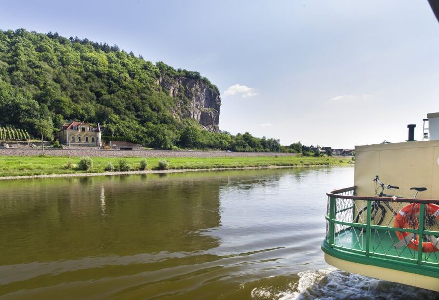 Bad Schandau: Romantic end of the day tour (L33) - The Schrammsteine from the river
