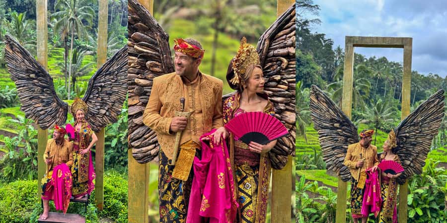 Bali:Traditional Wedding Photoshoot with the Rice Field View - The optional U Relax massage