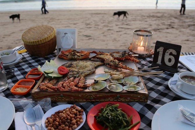 Best Romantic Seafood Dinner at Jimbaran Beach Sunset - The beach setting is better than the dining details