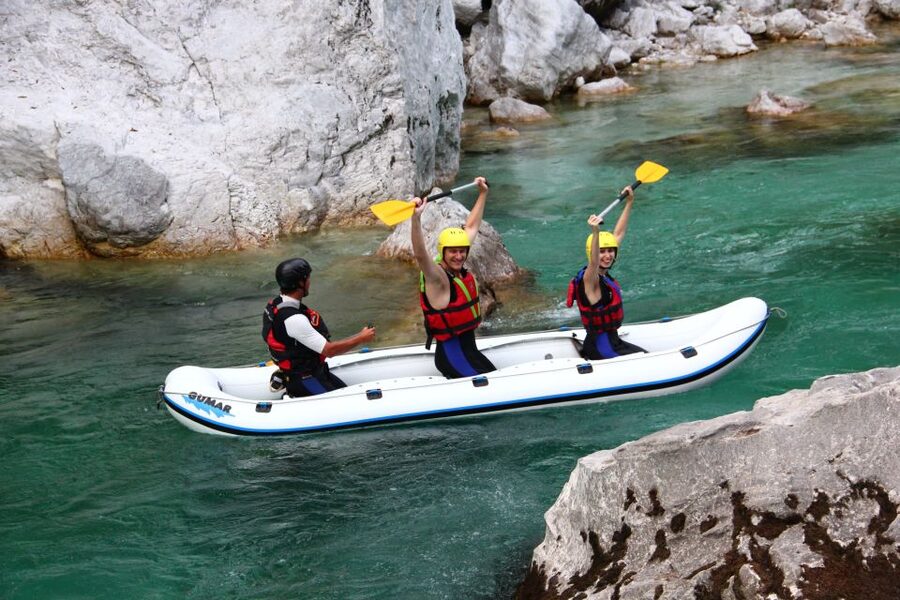 Bovec: Soča River Private Rafting Experience for Couples - Swimming stops add a slower side to the trip