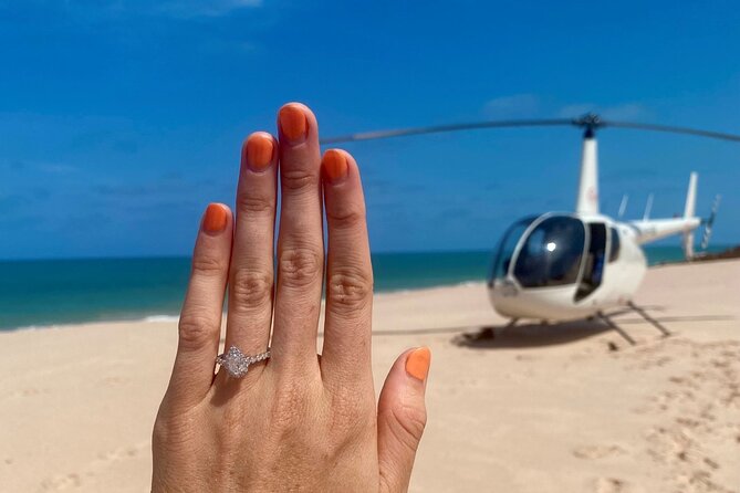Broome: Romantic 45-Min Private Helicopter Flight & Beach Picnic - A helicopter flight that turns into a beach afternoon