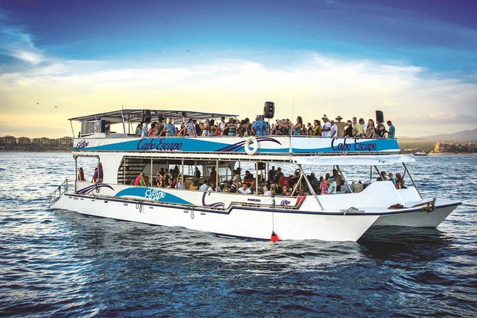Cabo San Lucas Sunset Dinner Cruise with Open Bar - Cruising toward El Arco