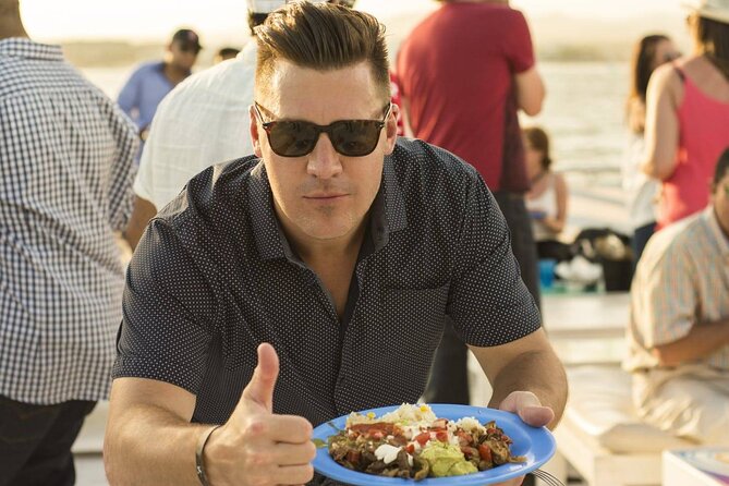 Cabo Sunset Dinner Cruise: Fajitas, Lands End and Party - A Mexican buffet made for convenience