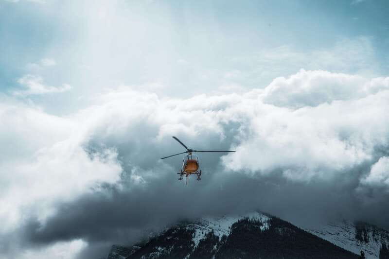 Canadian Rockies: Private Helicopter Tour and Hike for Two - Taking off above Alberta’s mountain country