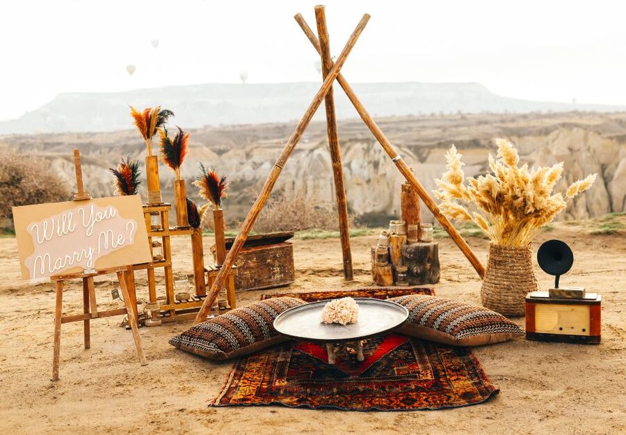 Cappadocia: Love Valley Proposal Service with Transfers - Treats After the Big Question