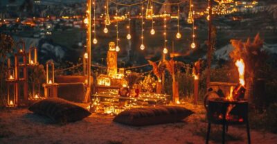 Romantic Concept Dinner in the Valley
