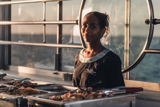 Captain Cook Cruises Fiji - Sunset Dinner Cruise - The crew and Fijian entertainment
