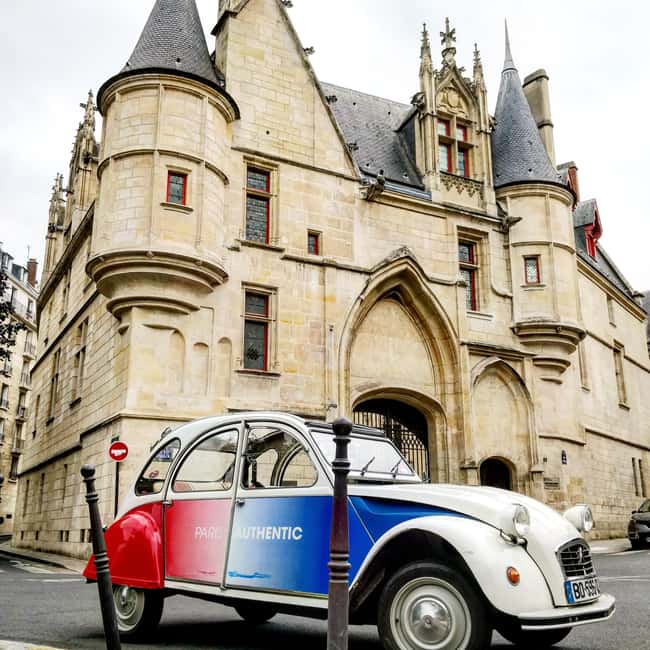 Classic, Romantic Paris: 3-Hour Vintage 2CV Tour - The Marais and the unexpected Paris