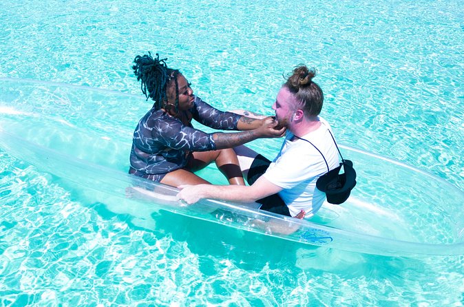 Couples Clear Kayak PhotoShoot Grand Turk Island - Timing matters more than the 35-minute label