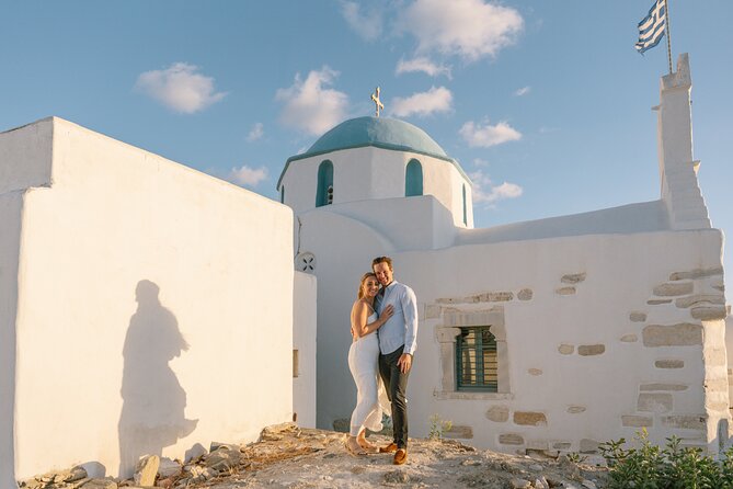 Couples or Family Private Photoshoot Sessions on Paros - What the one-hour route feels like