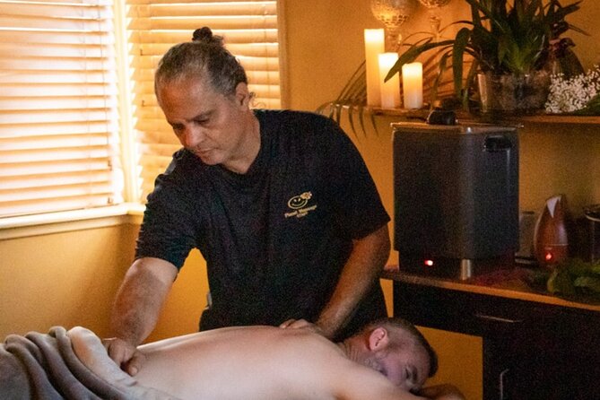 Couples Outdoor Bamboo Garden Massage or Ultimate Candlelight Signature Massage - The eucalyptus compress and fire-and-ice foot treatment