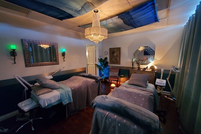 Couples Spa Package in Newport Beach with Appetizers and Wine - Robes, slippers, and the private lounge