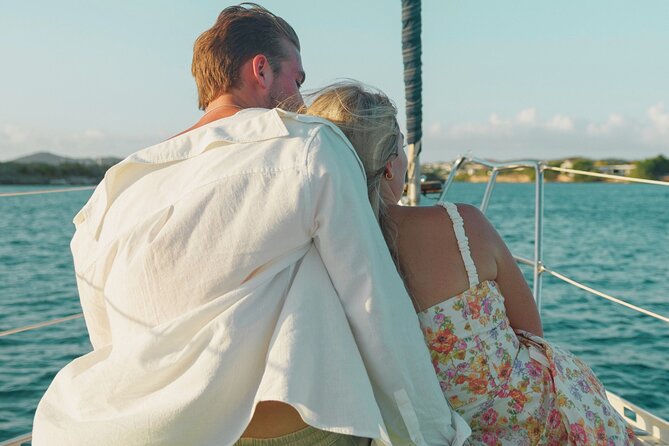 Curacao Private Romantic Sunset Tour for 2 - Sailing into the Caribbean Sea