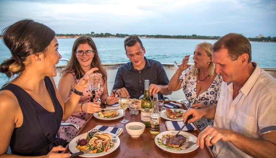 Darwin: Signature four course Sunset Dinner Cruise - Sunset over Darwin Harbour, served with dinner