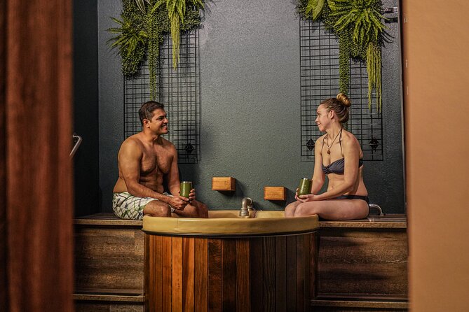 Denver Beer Spa: Colorado's Most Unique Spa Experience For Two - Sauna, rain shower, and getting ready afterward
