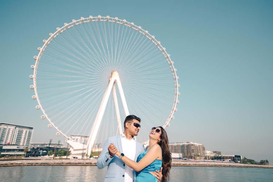 Dubai: JBR Beach Pre Wedding Photoshoot - A private session with room for personal direction