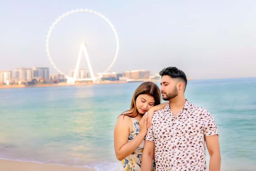 Dubai: JBR Beach Pre Wedding Photoshoot - Is $181 good value for two people?