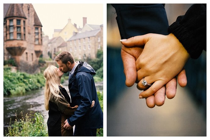 Edinburgh Photoshoot for Couples, Families & Solo Travellers - Dean Village and its quieter character
