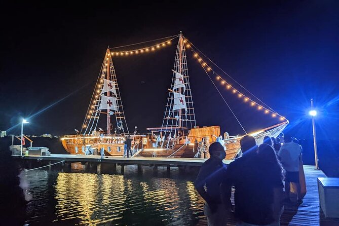 Enjoy The Spanish Galeon with a Romantic Night Dinner in Cancun - What the evening looks like from arrival to return