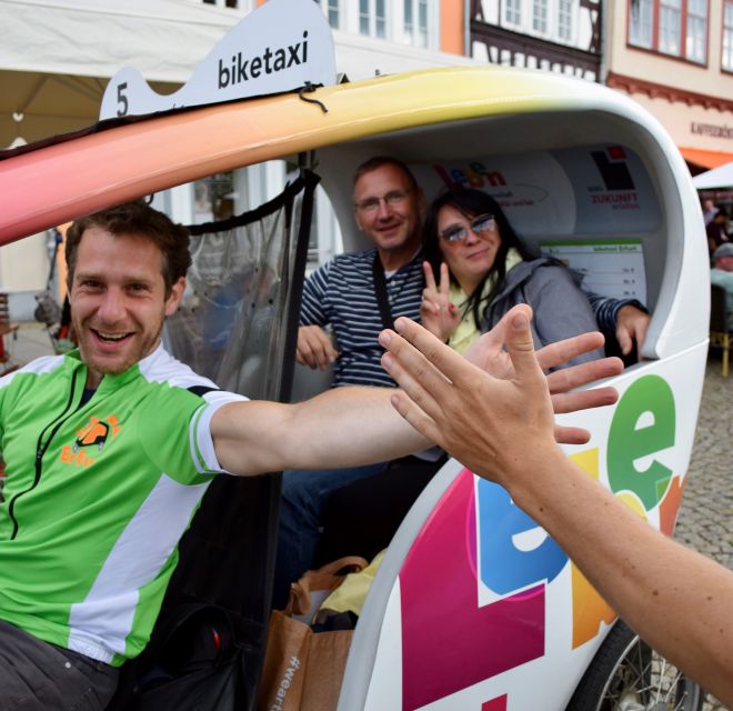Erfurt: Romantic Rickshaw Tour For Two - A gentle way to meet Erfurt