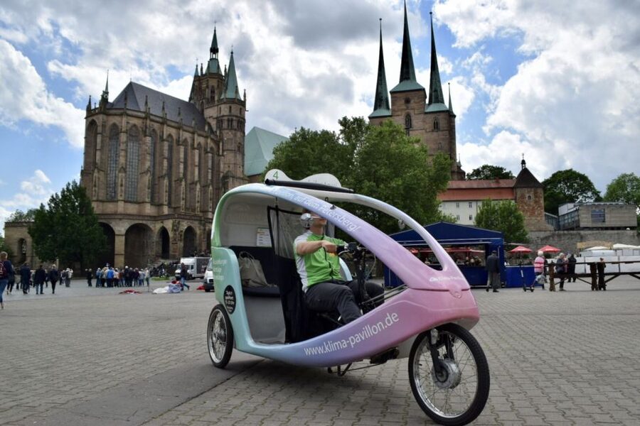 Erfurt: Romantic Rickshaw Tour For Two - The Fish Market and its Renaissance facades