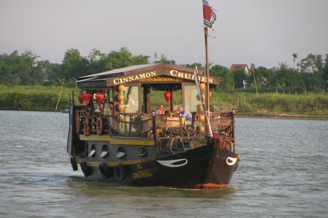 Experience Romantic Sunset Dinner Cruise in Hoi An - Leaving the Cinnamon Cruises pier at 5pm
