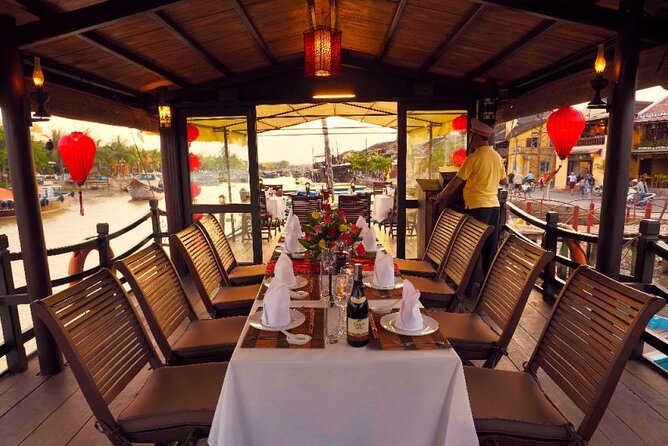 Experience Romantic Sunset Dinner Cruise in Hoi An - Watching the sunset over the Thu Bon River