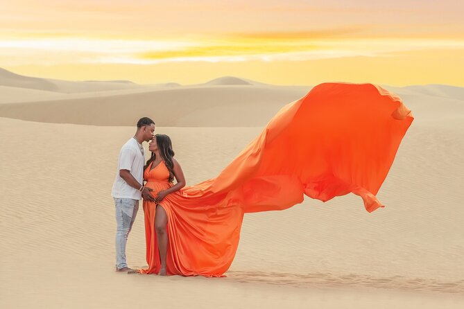 Flying dress photoshoot Dubai Solo, Couple and Group Session - Photo delivery takes place in two stages