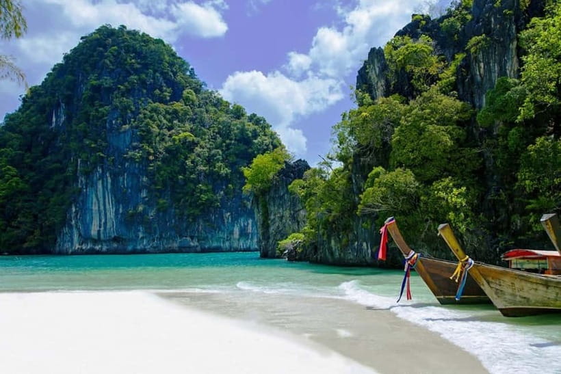 From Ao Nang Hong Island Longtail Cruise with Sunset Dinner - The longtail boat ride shapes the whole experience