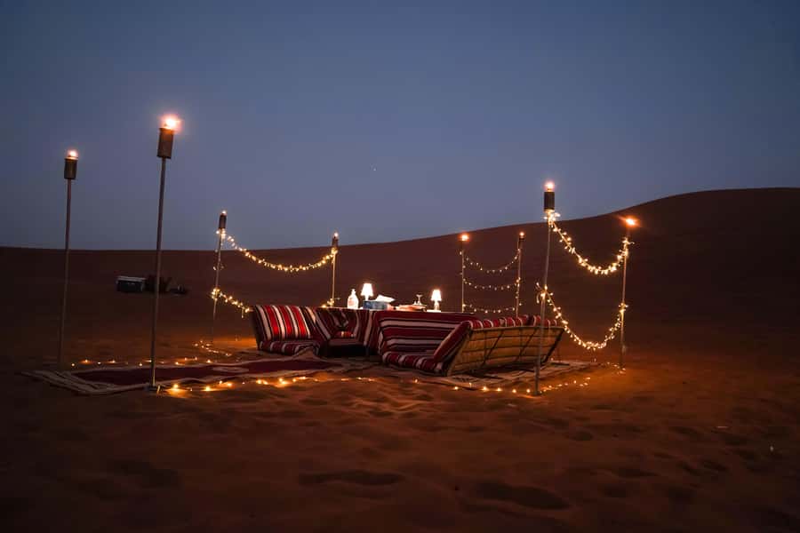 From Dubai: Private Dinner in the Dunes in Mleiha - What the service appears to get right