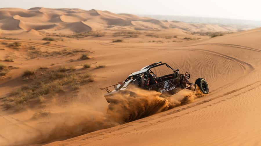 From Dubai: Zerzura Buggy Experience + Private Dinner - From Dubai to the quiet of Mleiha