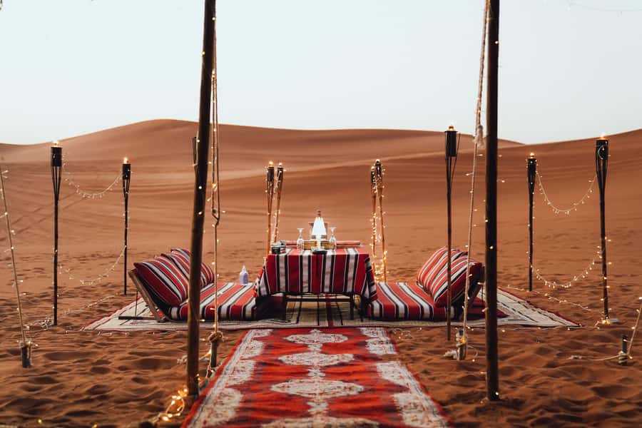 From Dubai: Zerzura Buggy Experience + Private Dinner - Dinner under the stars in a private setting