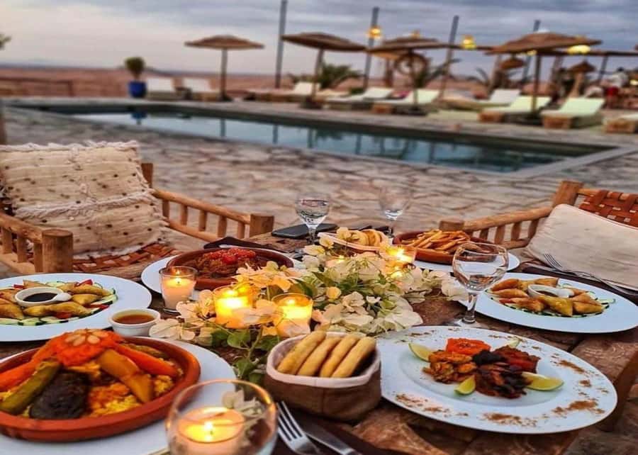From Marrakech: Agafay Desert Sunset Dinner with Live Show - Leaving Marrakech for the Agafay Desert
