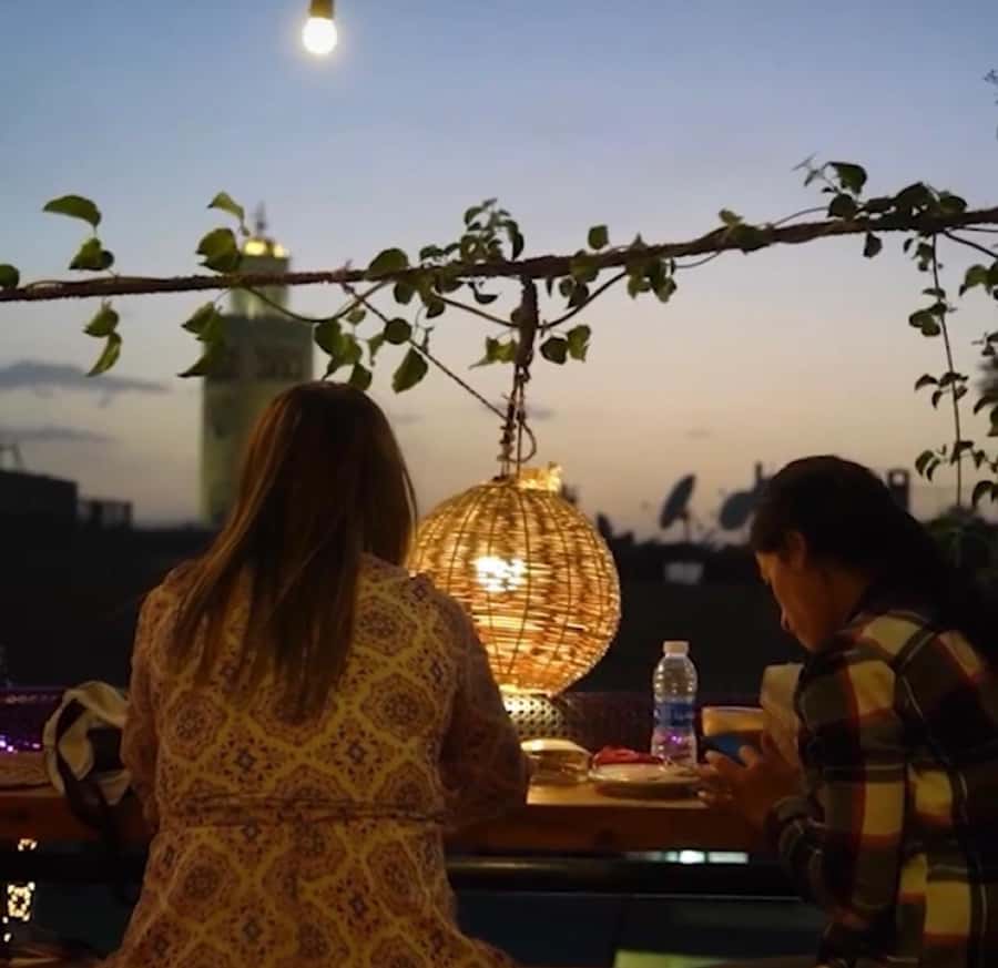 From Marrakech: Rooftop Dinner & Romantic Medina Views - Rooftop views over Marrakech’s medina