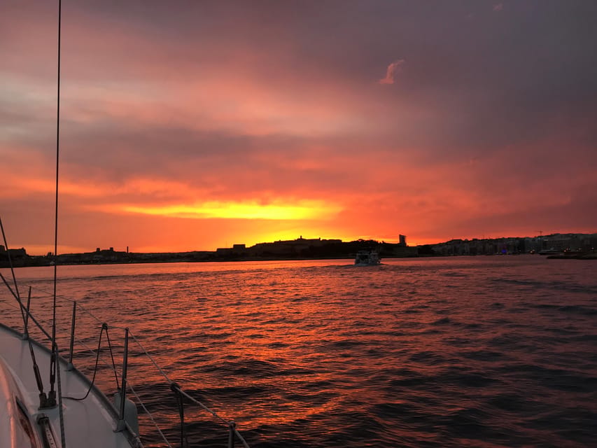 From Valletta: Romantic Sunset Cruise on a Sailing Yacht - Dinner beneath the stars