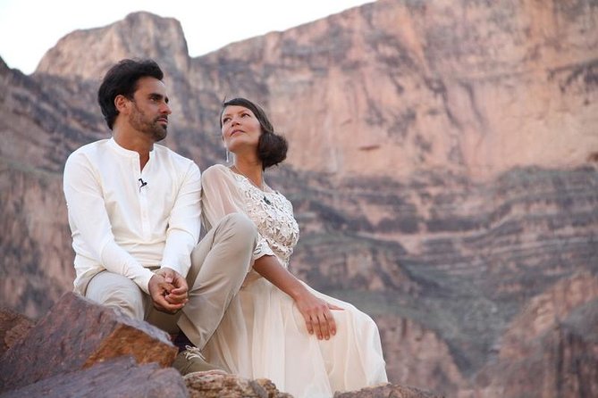Grand Canyon Helicopter Wedding - The return flight over Las Vegas