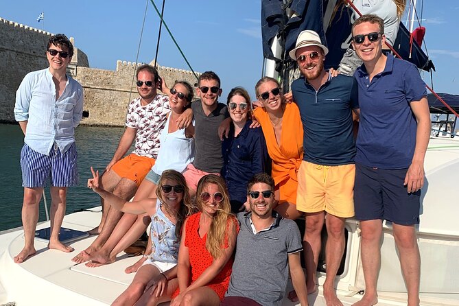 Heraklion: Sunset Luxury Cruise with Sushi and Open Bar - Sailing Toward Dia and Its Quiet Cove