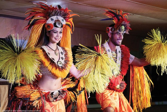 Honolulu: Three Star Deluxe Sunset Dinner Cruise and Show - Live jazz, Hawaiian music, and the feature show
