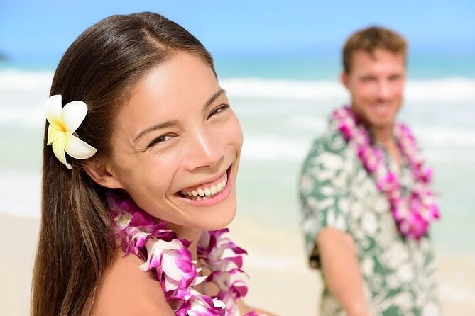 Kauai Professional Photographer Couples and Families - Viewing the images shortly after the session